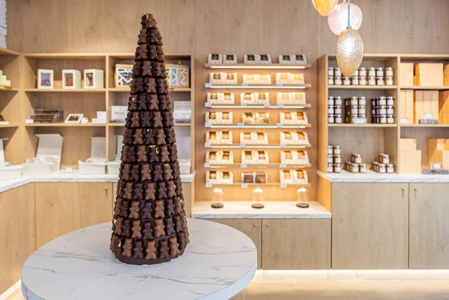 photo reportage de la boutique du chocolatier Pure Tours