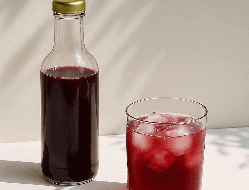 Recette de cordial de myrtille